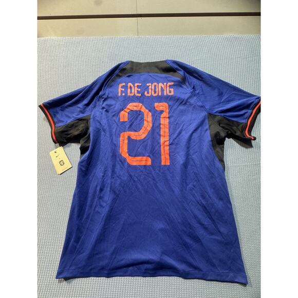 Nike Netherlands Stadium Mens Sz XL Jersey Blue Brand New - Picture 9 of 10